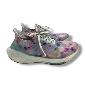 Adidas Ultra Boost 21 Sneakers Womens 10 Tie‎ Dye GZ7104